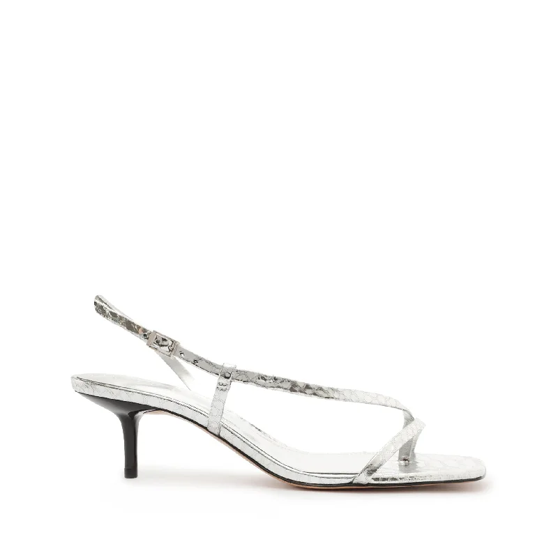 Heloise Metallic Leather Sandal